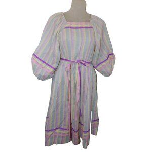 Vintage Joseph LOVE Brand Iconic Chintz Ribbon Dress 6T tall? Chest 30 L 36 NWOT